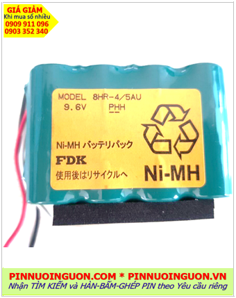 Pin sạc NiMh 8HR-4/5AU (9.6v2000mAh), Pin sạc thiết bị đo công nghiệp NiMh 8HR-4/5AU (9.6v2000mAh) 